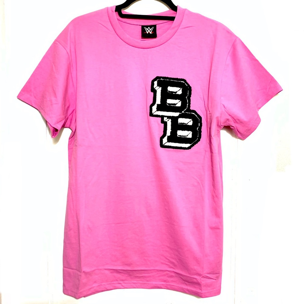 WWE Bianca Belair T-shirt Pink Sz Medium NWT